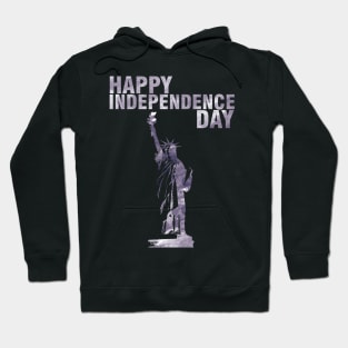 Statue of Liberty in Happy Independence Day Hoodie